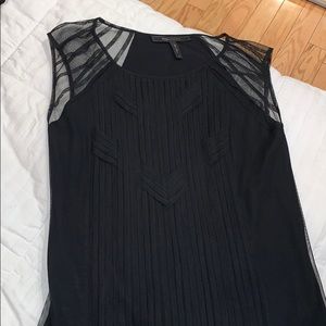 black bcbg top